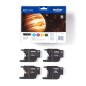 Brother LC 1240 Value-Pack Sort Gul Cyan Magenta 600 sider Blæk